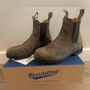 Blundstone Chelsea Boots - Rustic Brown - 8.5 Women’s, 6.5 Mens - Aus Size 5.5